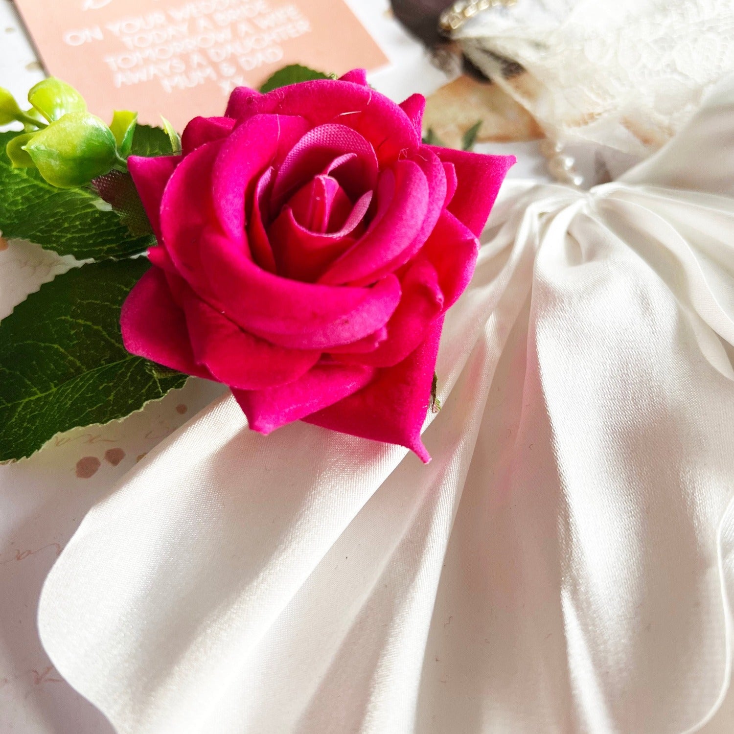 Magenta wedding rose luxury cards for a luxury weddings by The Luxe Co