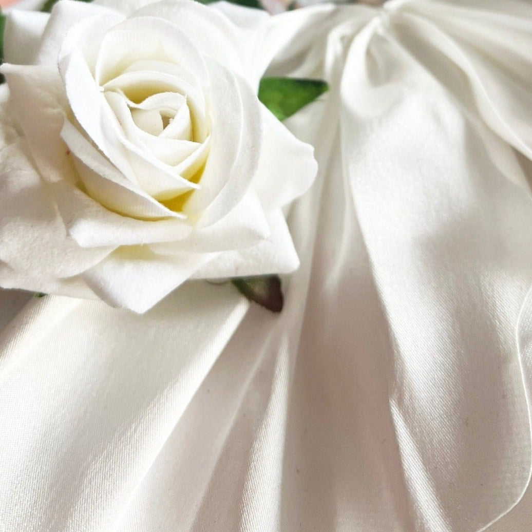 Ivory wedding rose luxury cards for weddings by The Luxe Co