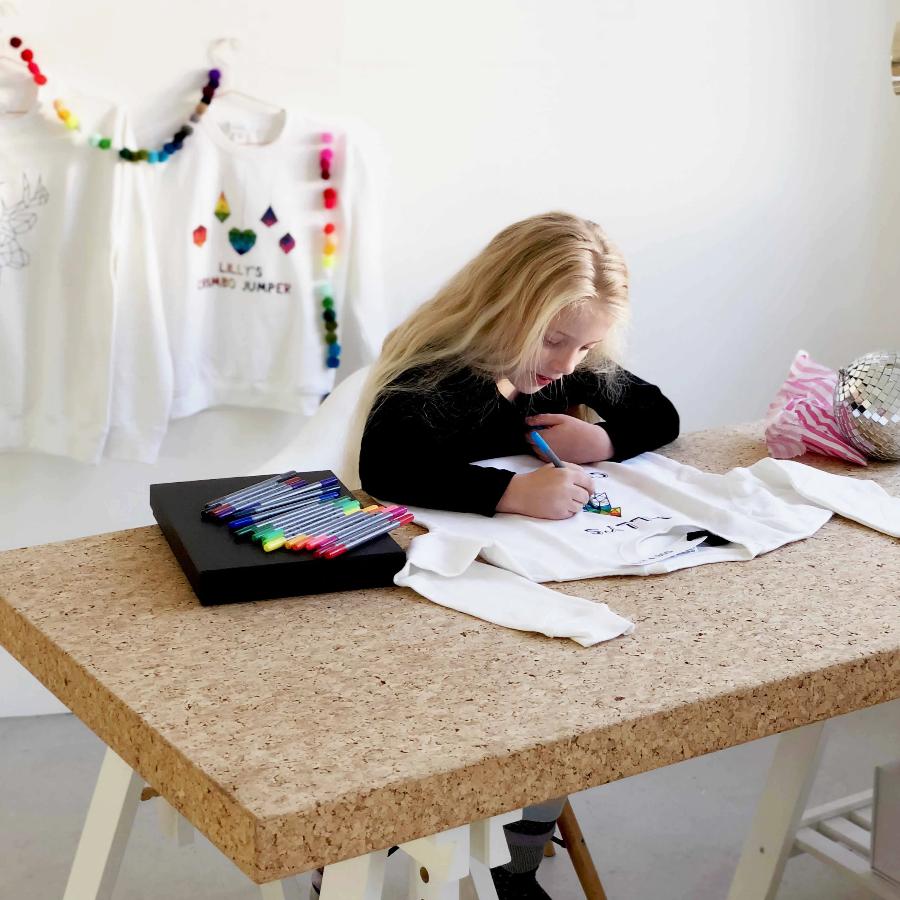 Colorea tu propia bolsa de regalo grande personalizada