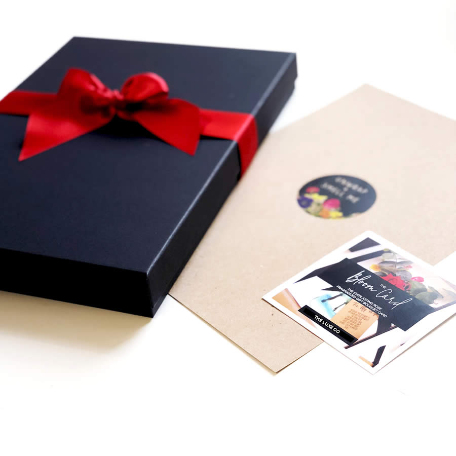 Personalised Boxed Second anniversary Cards with cotton flower | The Luxe Co