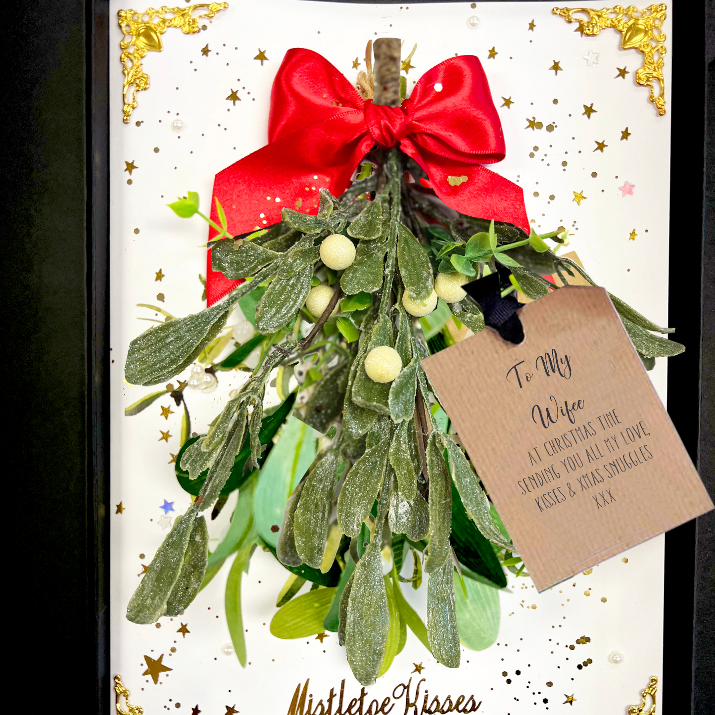 For my wife luxury christmas card for her by The Luxe Co - The worlds most luxury greetings cards