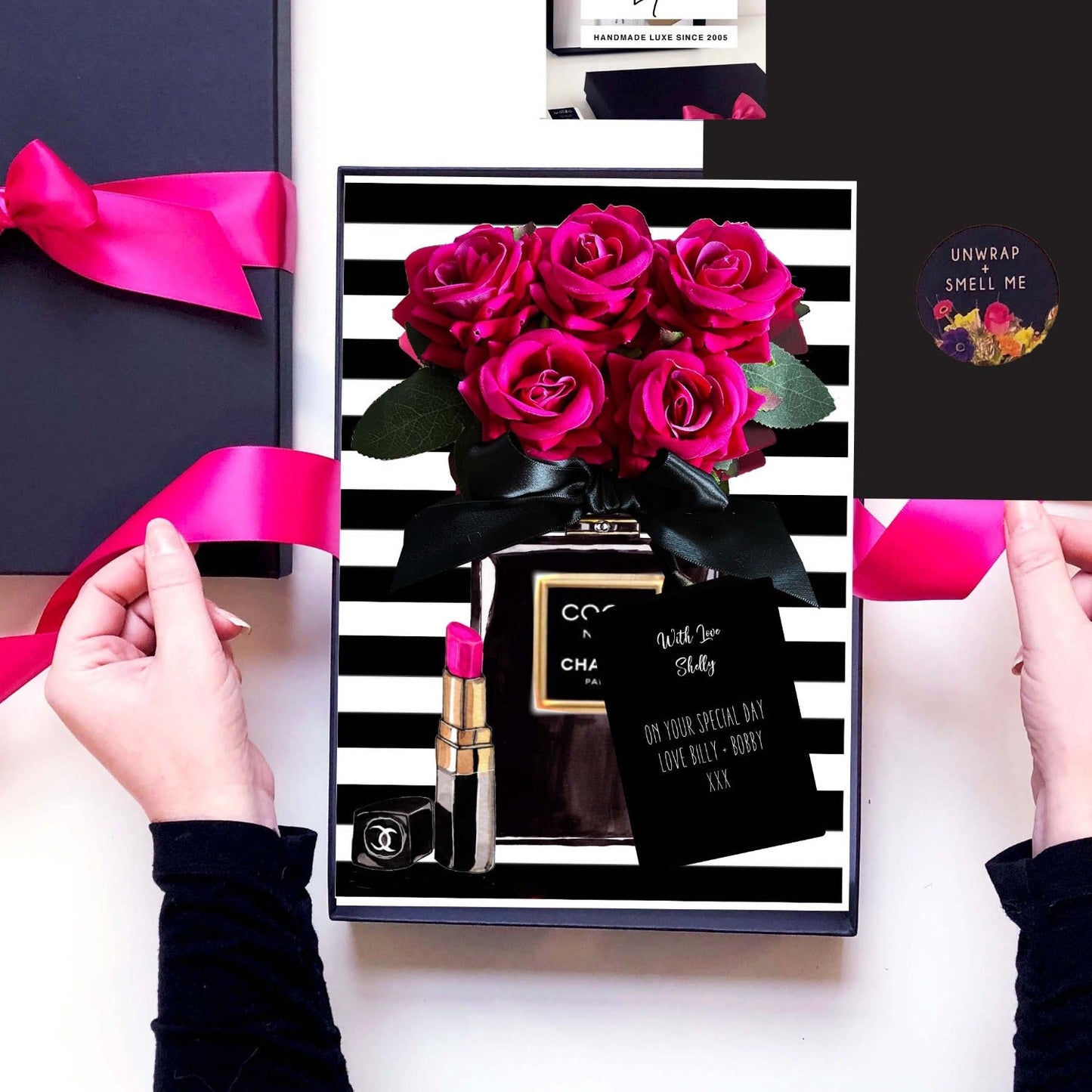 With Love Mum 80th Scented Birthday Panache Card