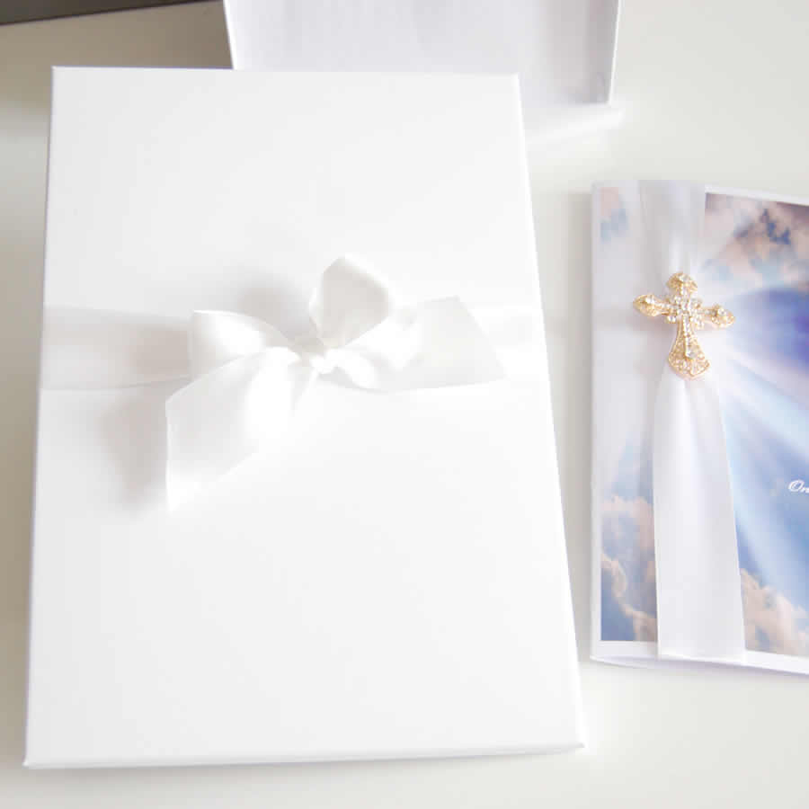 Heavenly Clouds Boxed Religious Card - theluxeco.co.uk