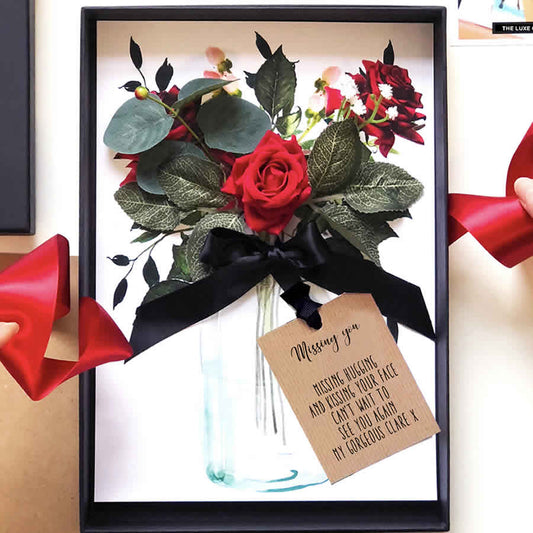 Personalised card for long distance lovers | The luxe co