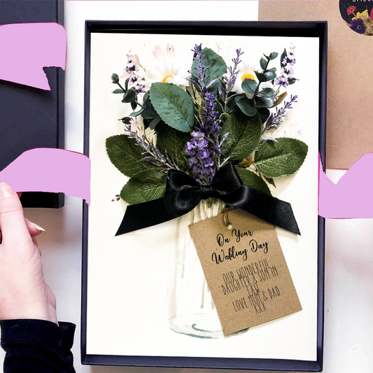 Special Unique Mother's Day Card 'Bloom Lavender Bouquet'