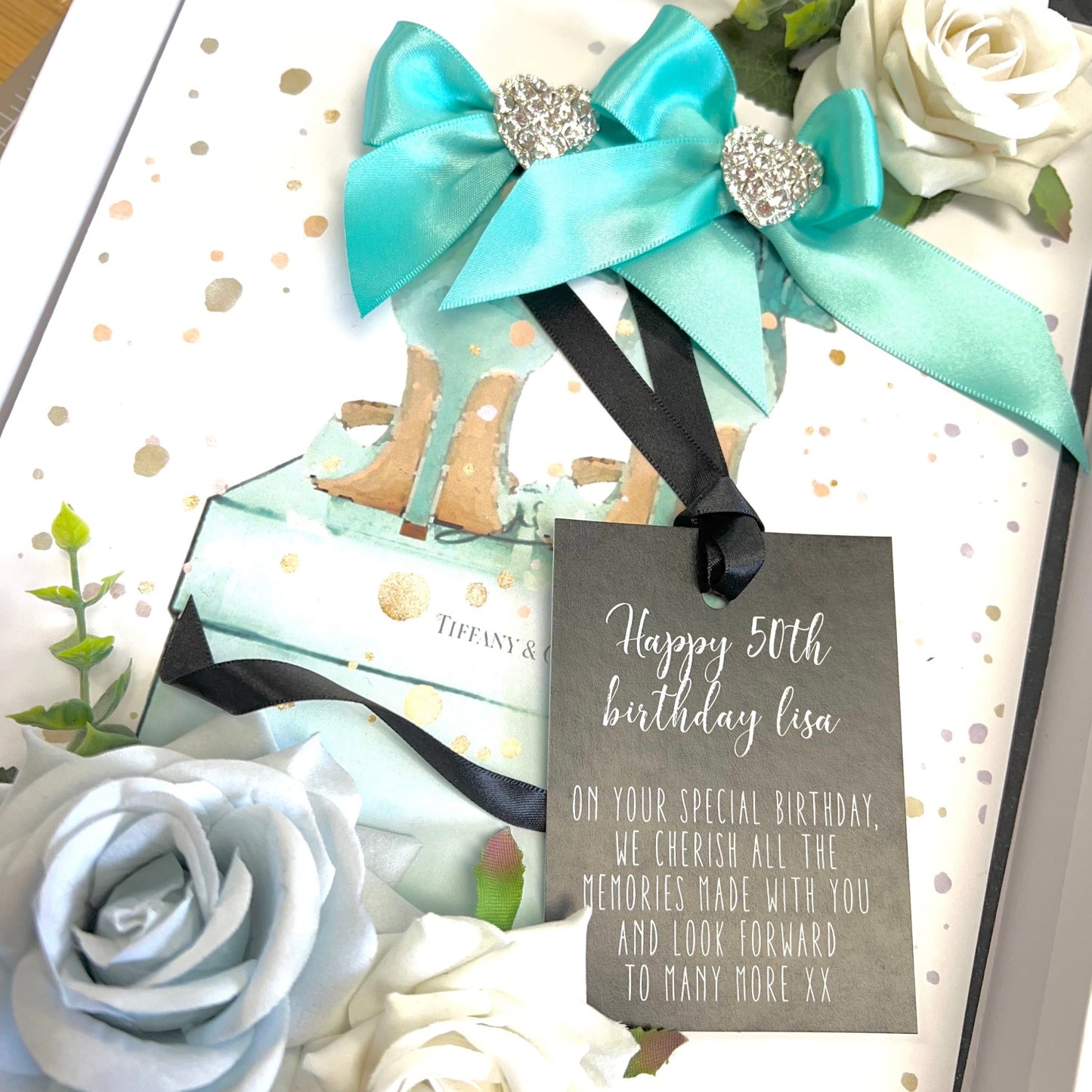 50th tiffany birthday card