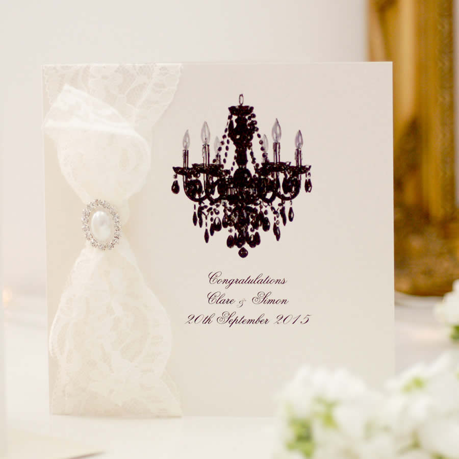 Handmade Get well card Paris Lace - theluxeco.co.uk