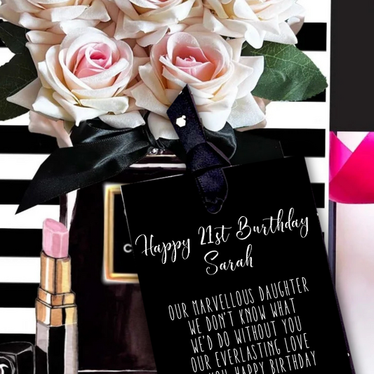 Panache Blush Luxury 21st Card for Special Daughter