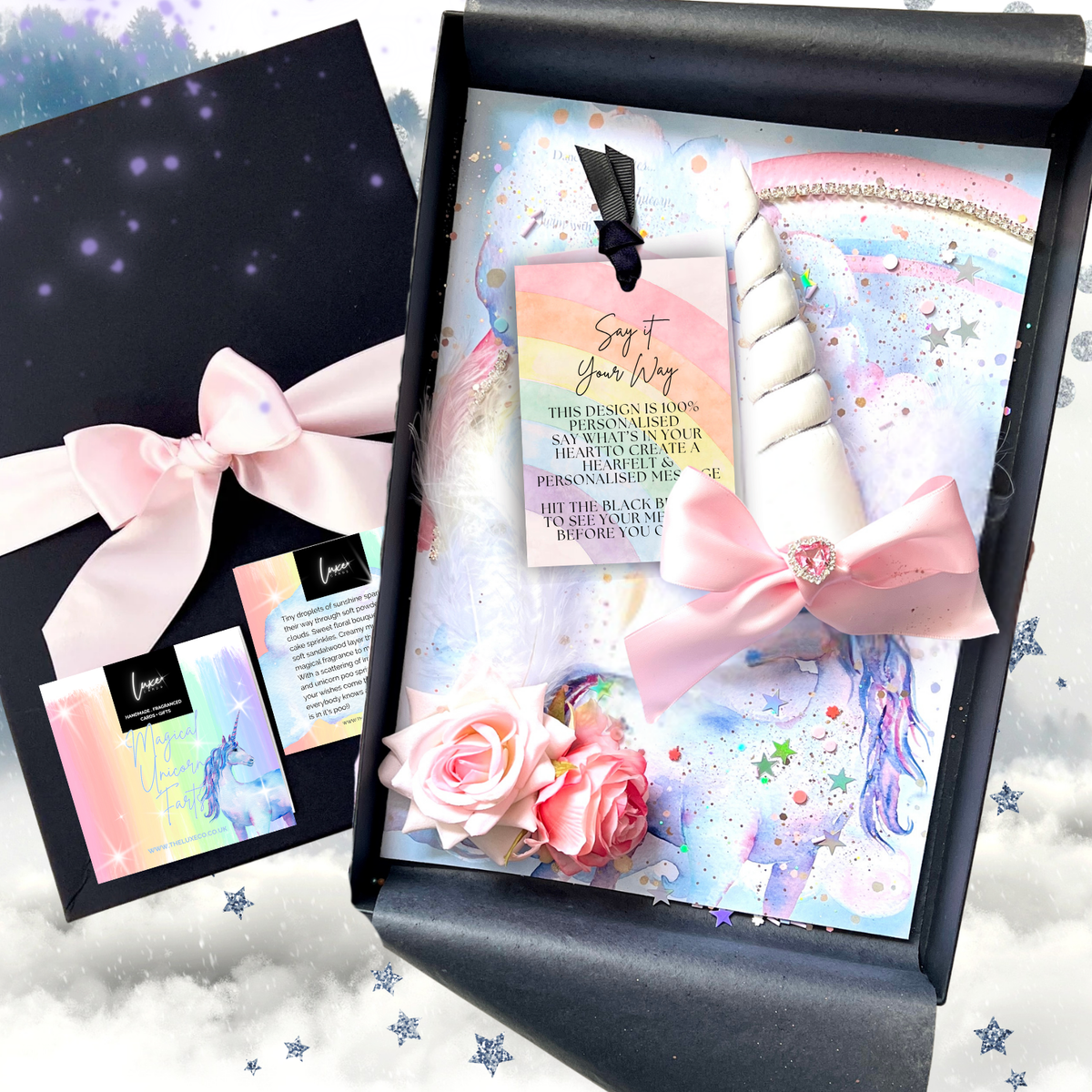 Magical Unicorn Card Design