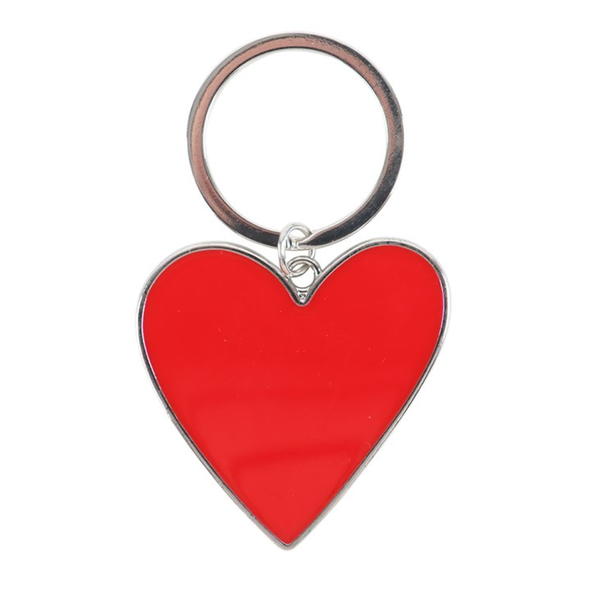 You Are Loved Red Love Heart Keyring