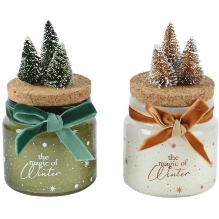Green Christmas Tree Velvet Candle. Pre-Order Today
