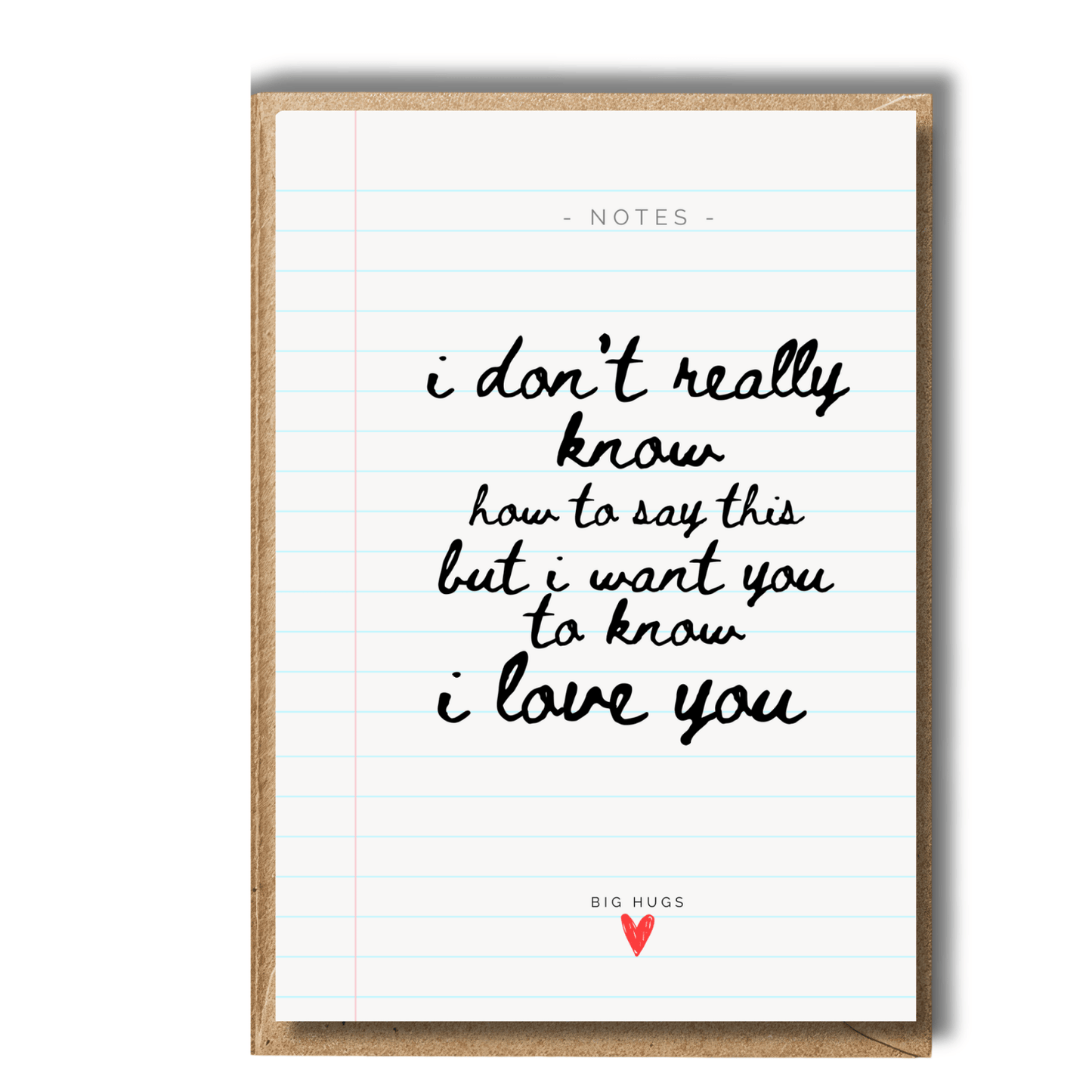 A Note To Say Card... Cards To Say What You Feel When it's hard to find the right words