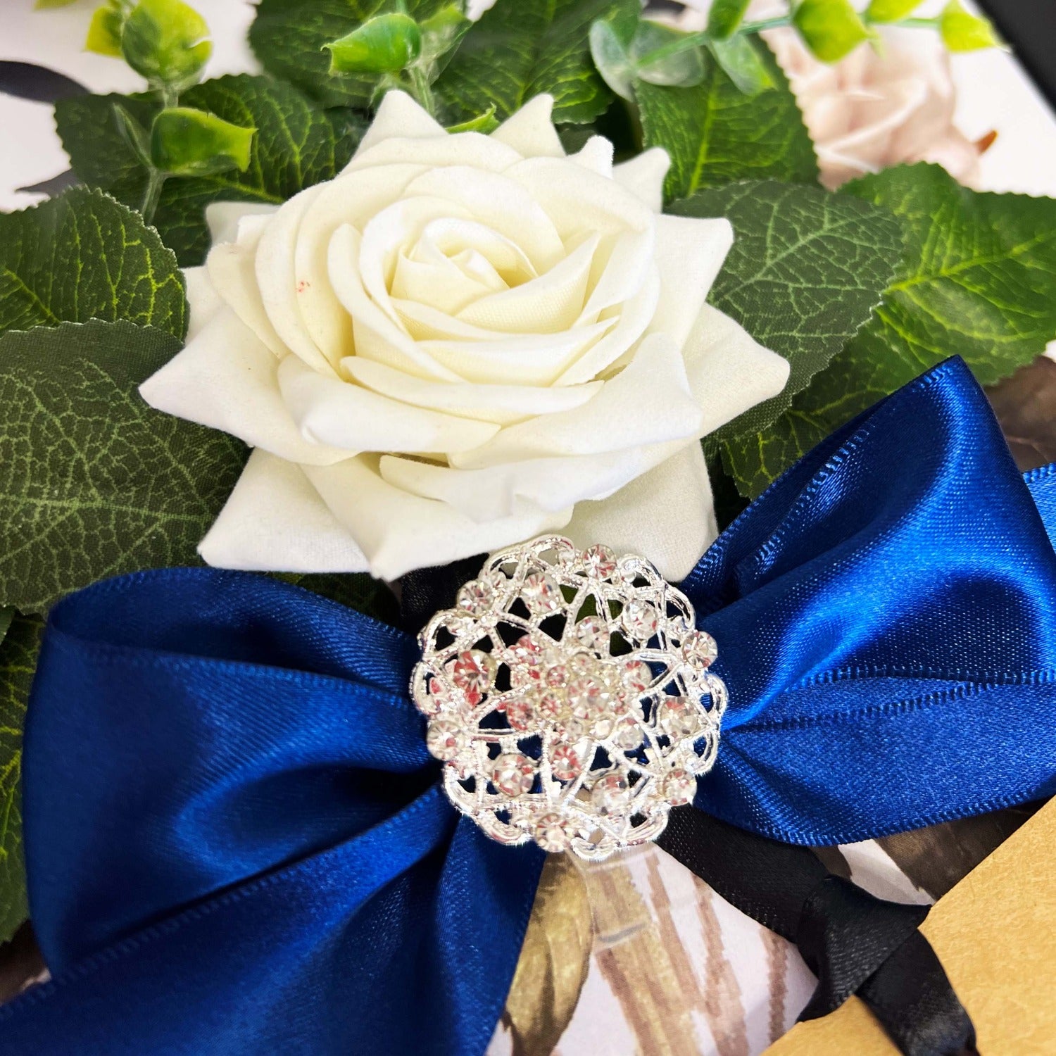 45 Roses Card Luxury 45th anniversary card for sapphire wedding | The Luxe Co ...