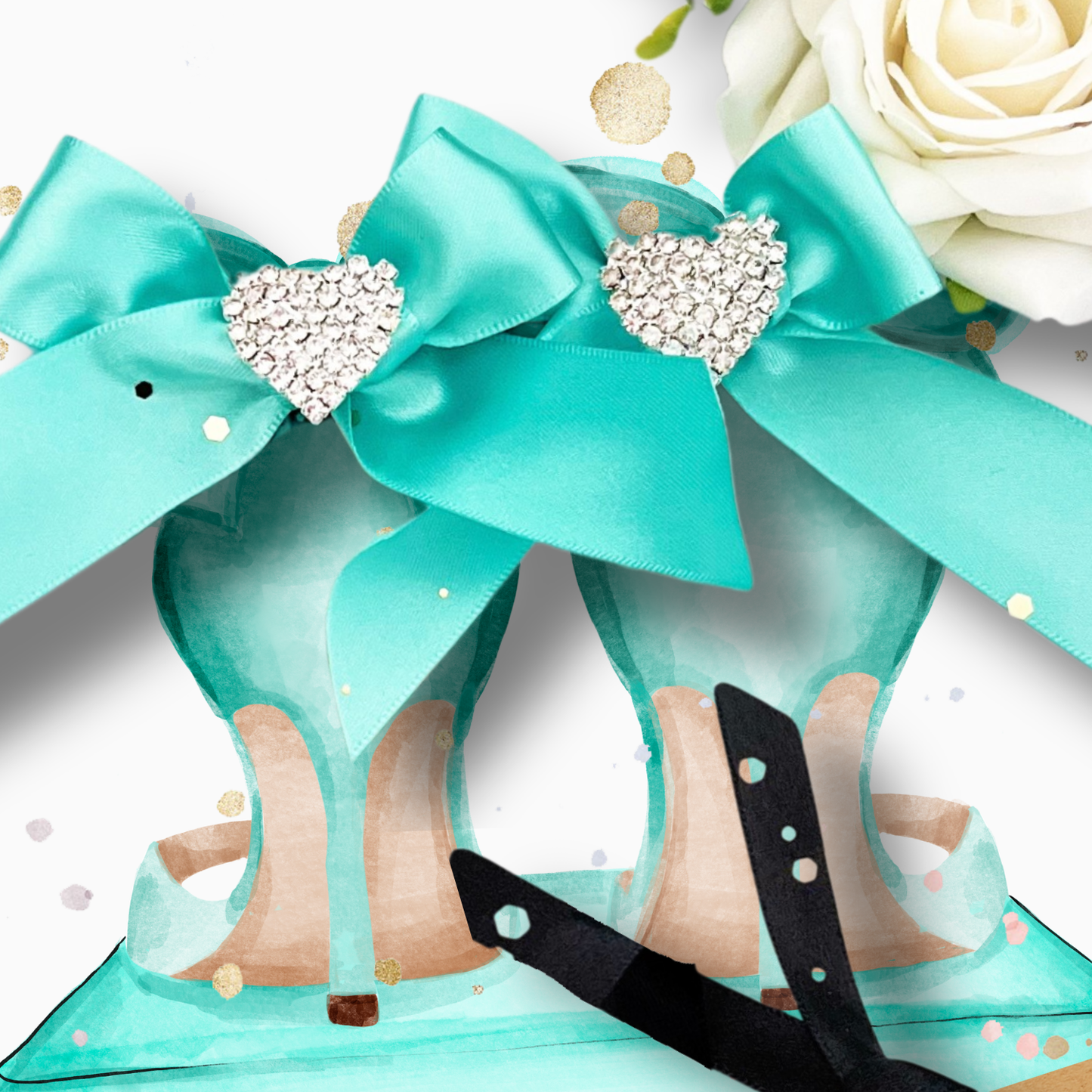 BLUE HEELS Scented Card Design
