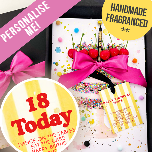 Cake Scented 18th Birthday Card for Her