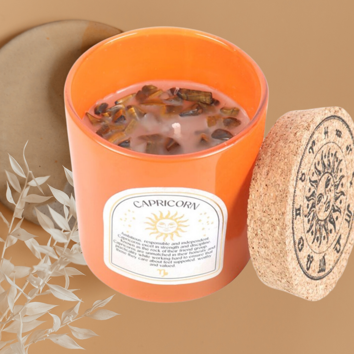 Capricorn Birthday Gift - Scented Capricorn Starsign Candle