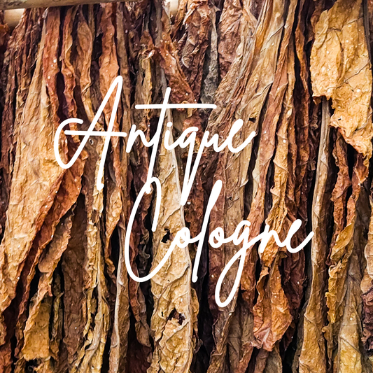 Antique Cologne fragranced handmade cards for him