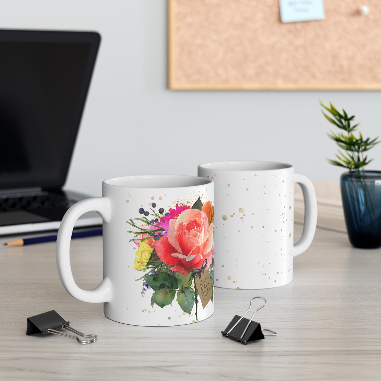 Bloomin Fabulous Red Bloom Rose Mug