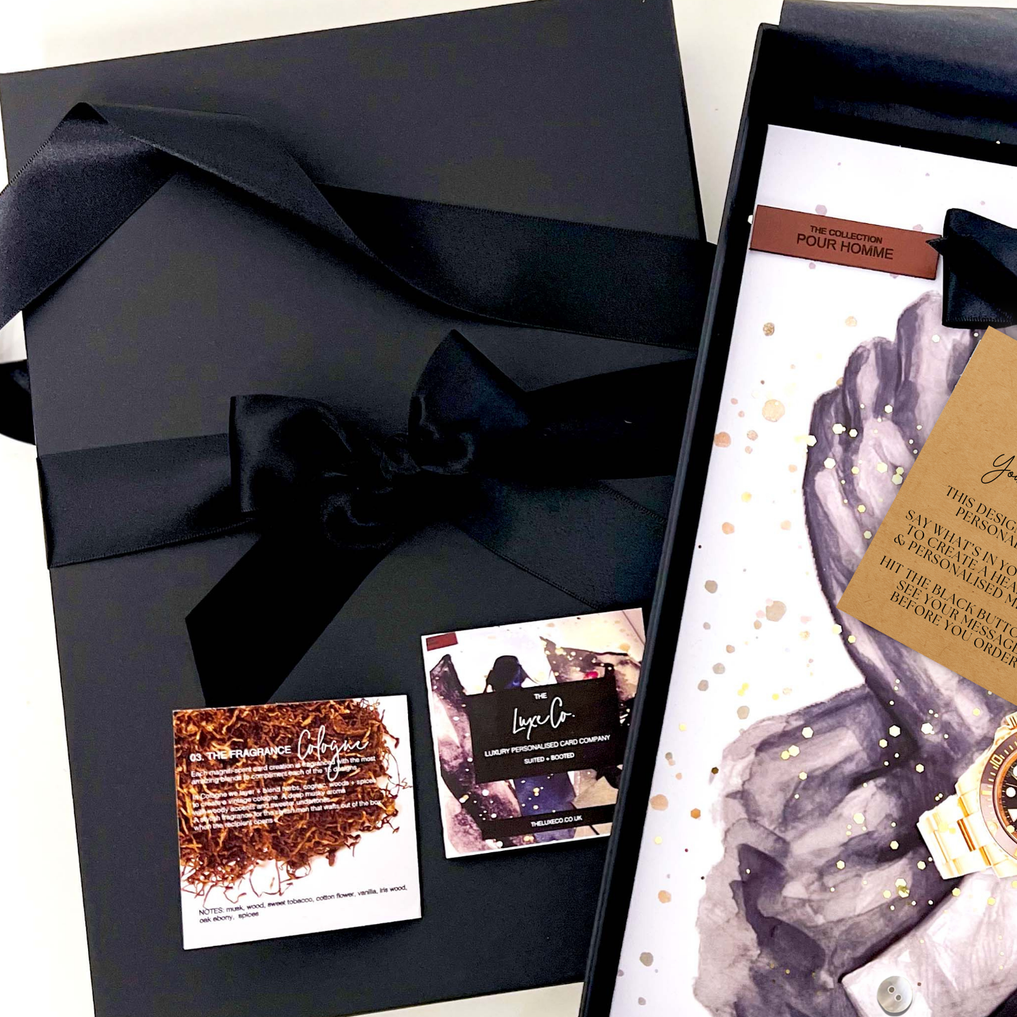 Tarjeta de aniversario número 50 de Gold Watch para hombre en caja de regalo forrada de terciopelo 