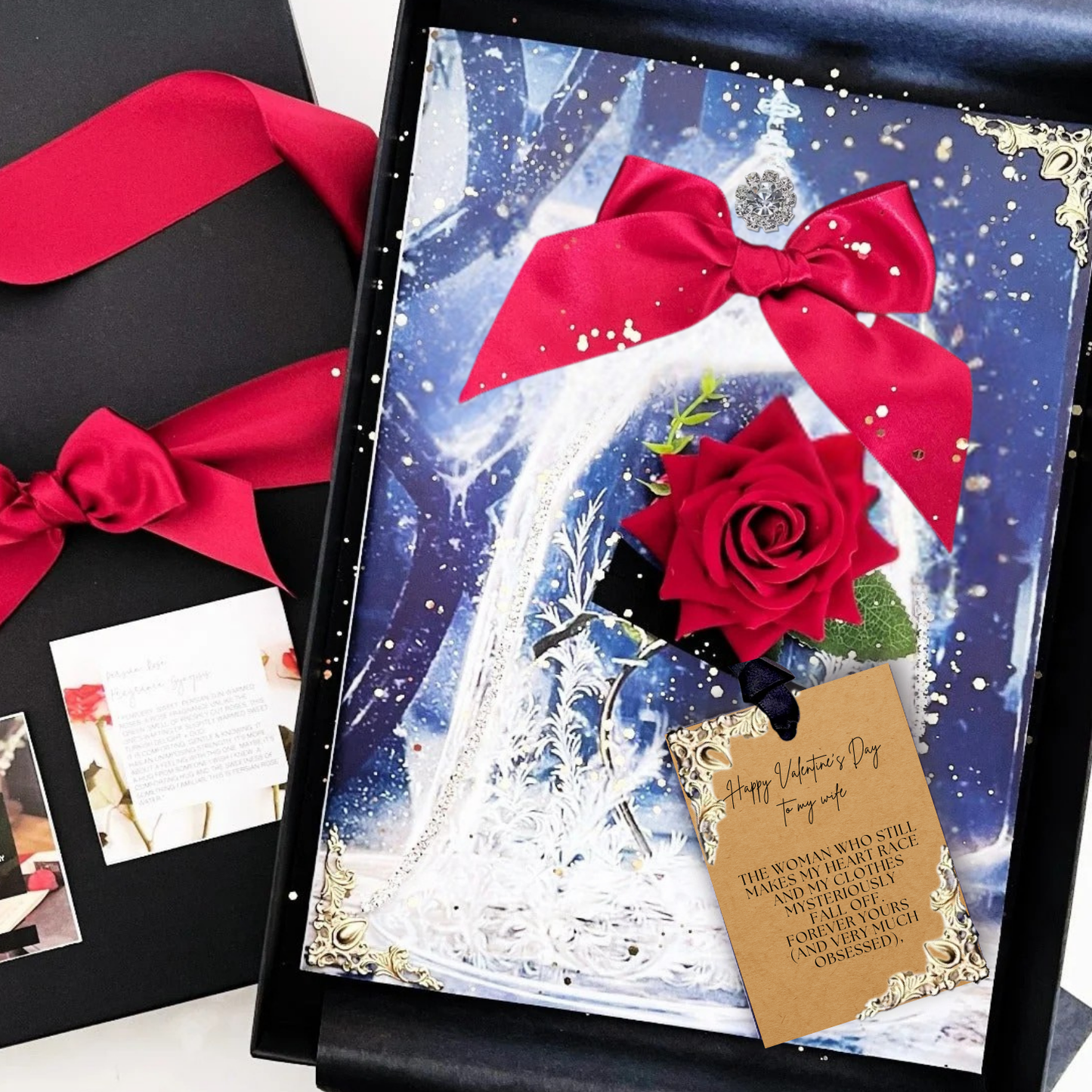 Diseño de rosa de cuento de hadas.