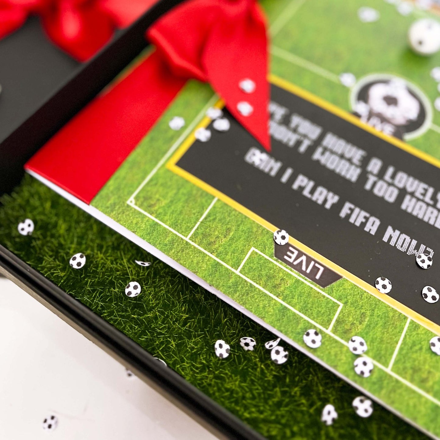Football Mad Card Design the ultimate birthday card for the ultimate football fan