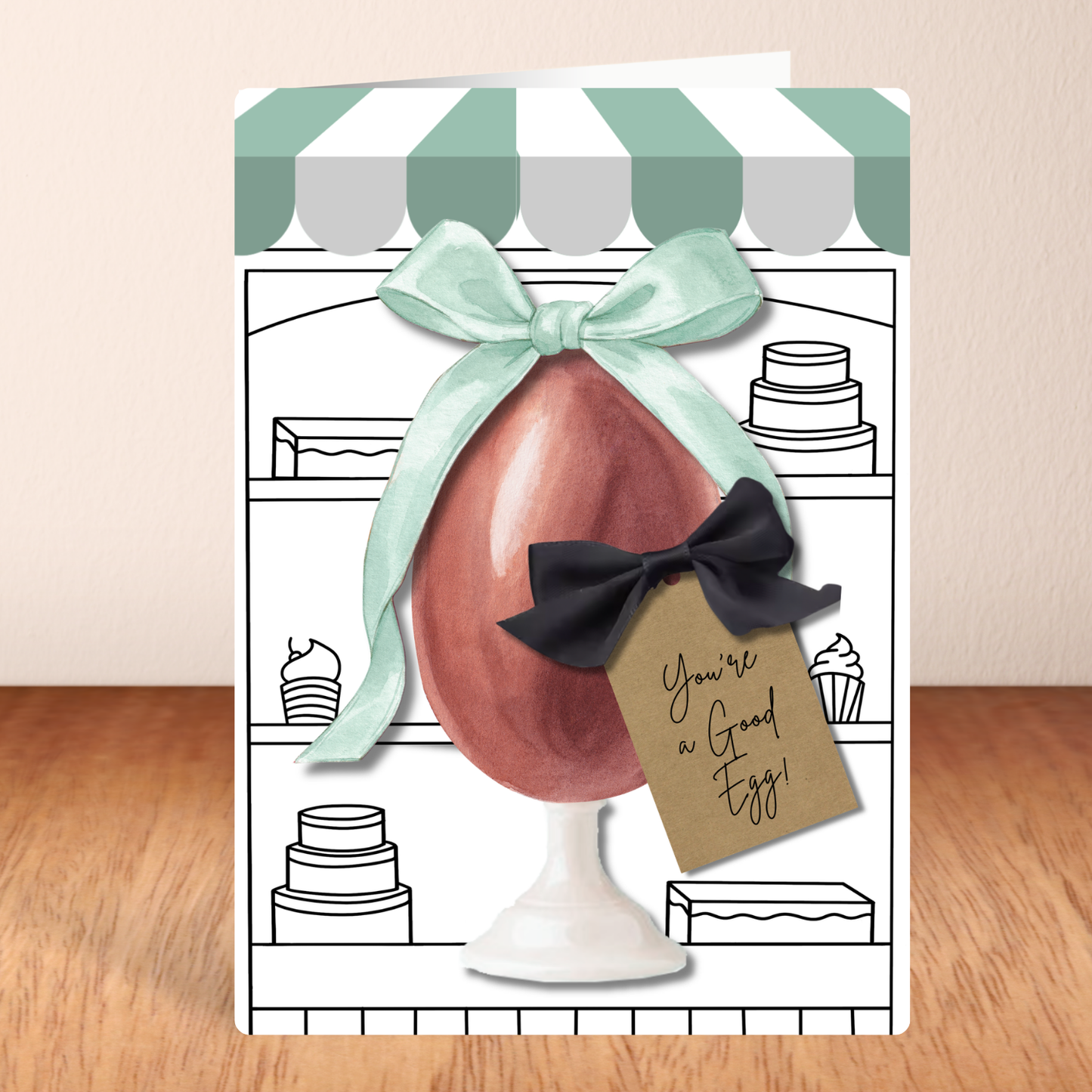 Good Egg Chocolate Scented A5 Easter Card with envelope