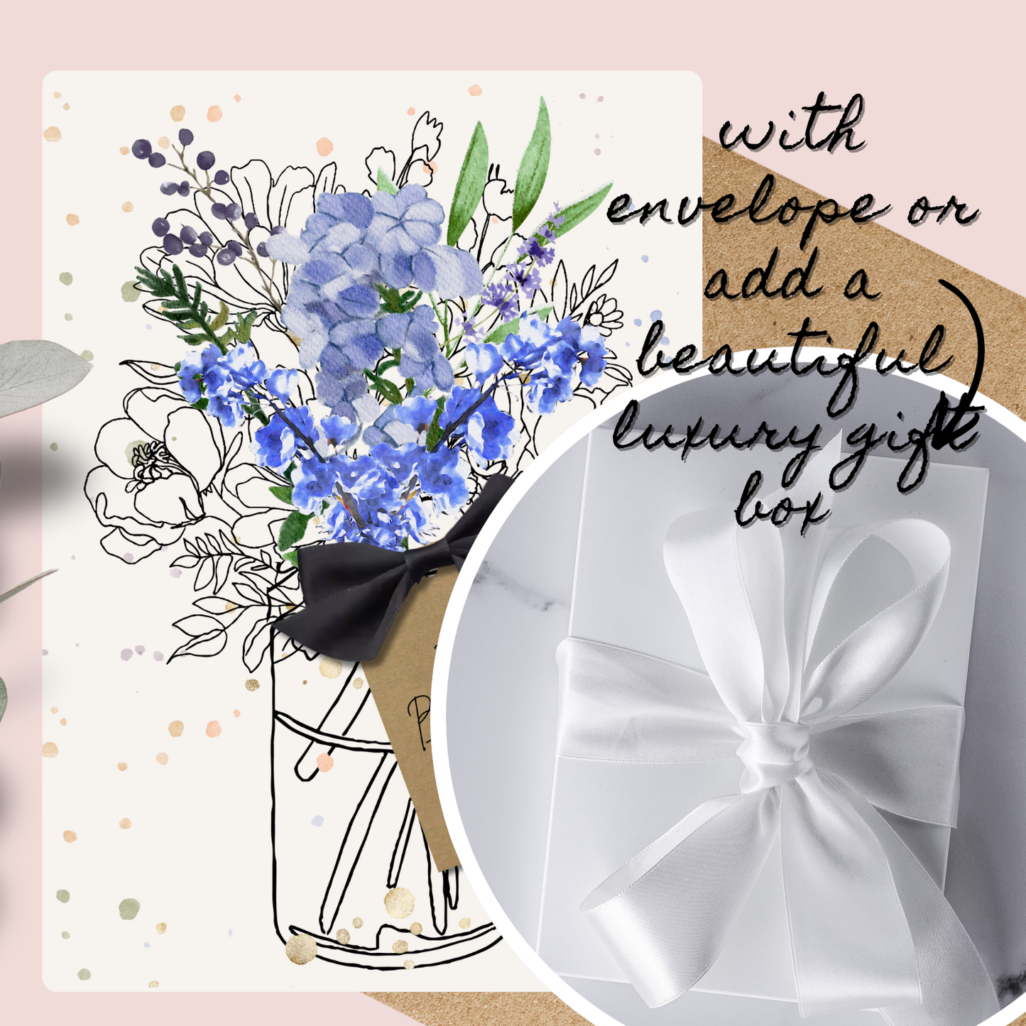 Birth Flower 'The Best People are Born in Month!' Card