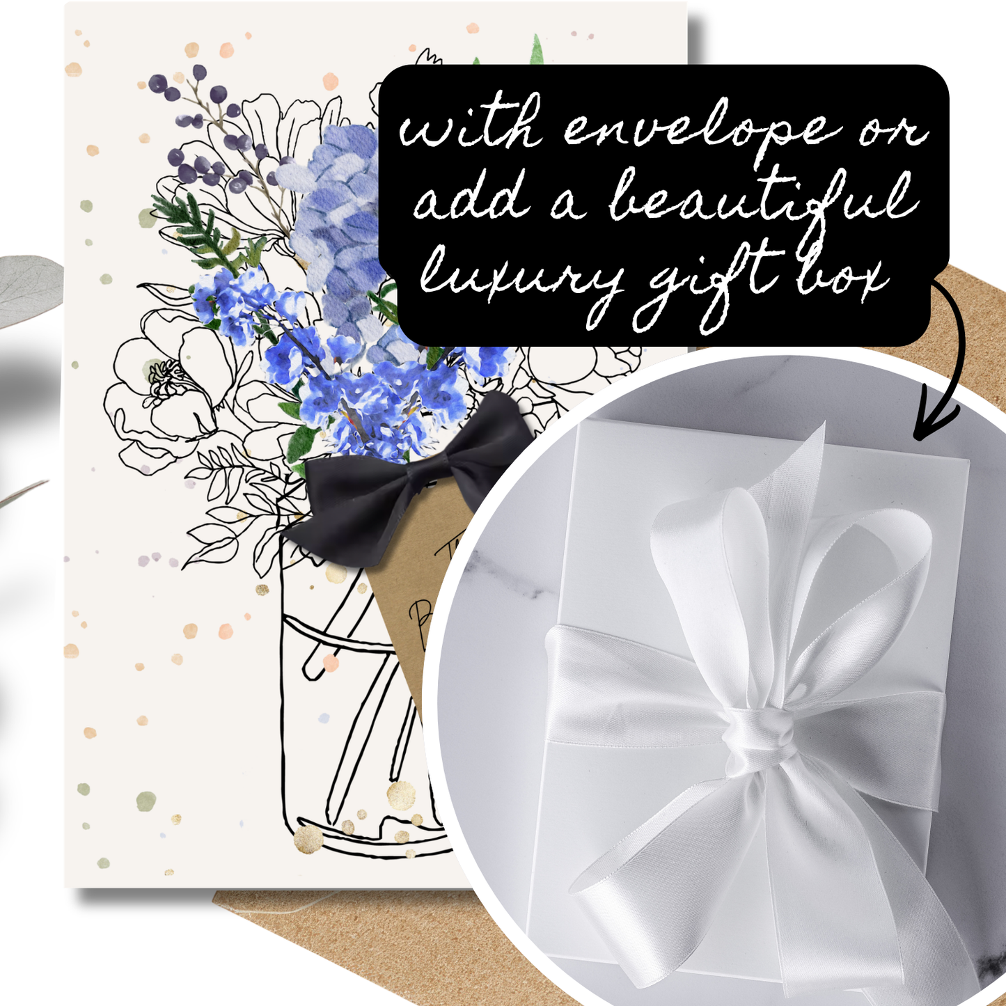 Larkspur July Birth Flower Scented A5 Birthday Card