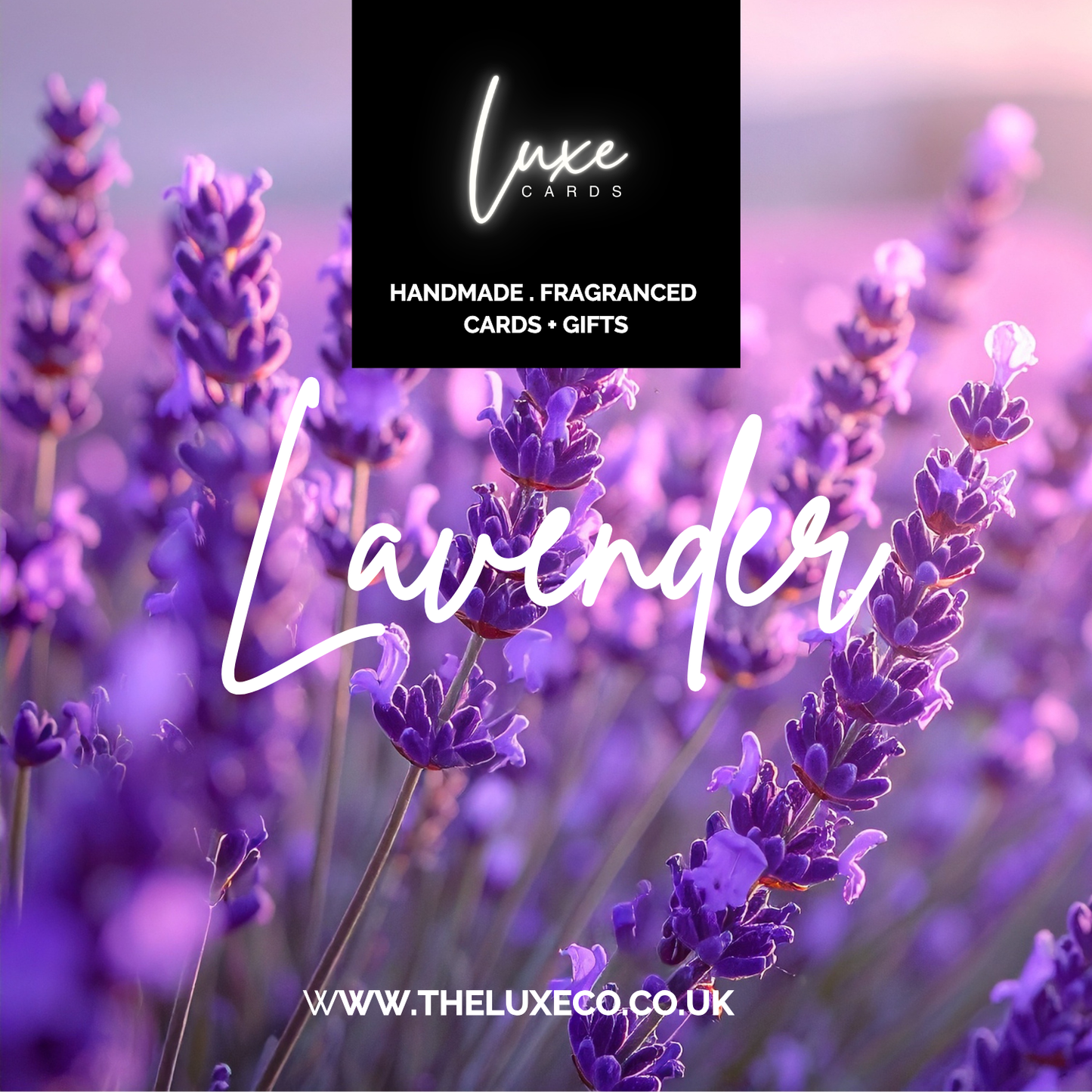 Bloomin Fabulous Lavender Scented A5 Card with envelope