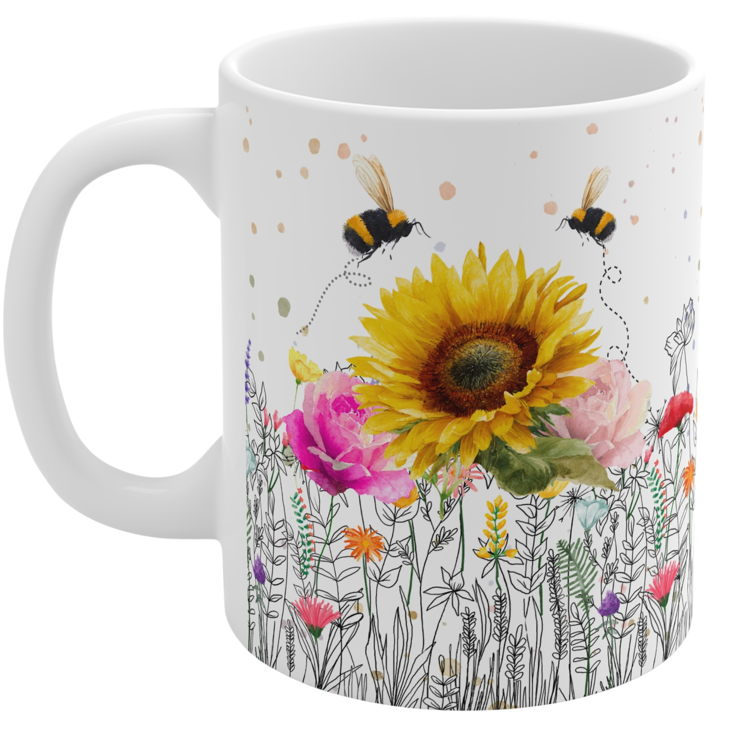 Personalised Bloom Wildflower Momma Bloom Mug