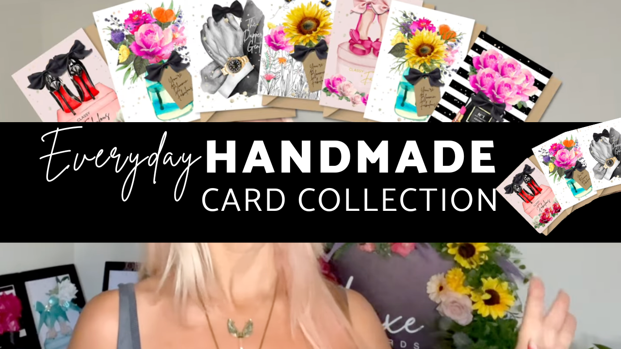 Check out the Luxe Cards 'Everyday' Handmade Card Collection. Beautiful handmade designs that fit through the letterbox.