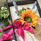 MOMMA BLOOM Handbag Bouquet Flowers Card Design