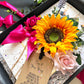 MOMMA BLOOM Handbag Bouquet Flowers Card Design