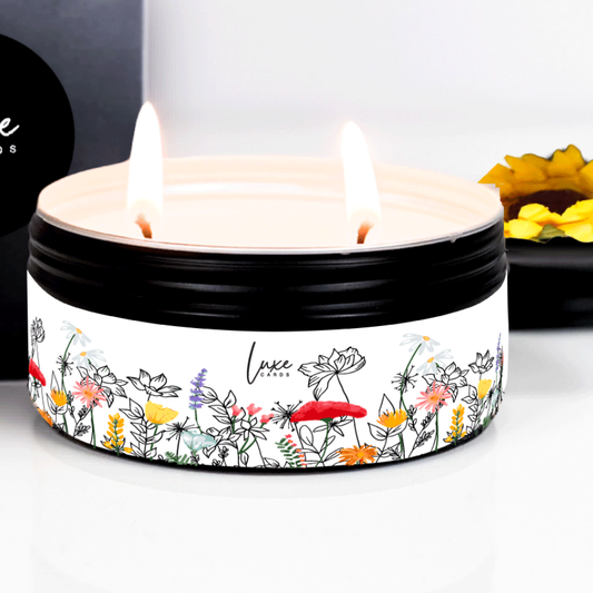 Wildflower Scented Candle Gift Boxed