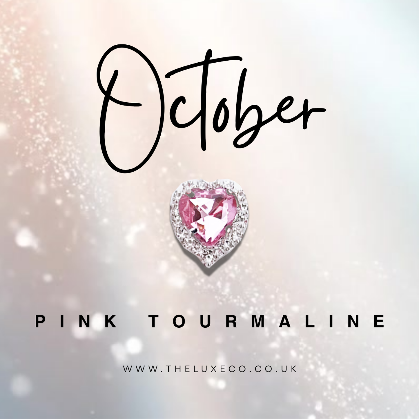 October Birthstone + Flowers Gift Boxed Birthday Card