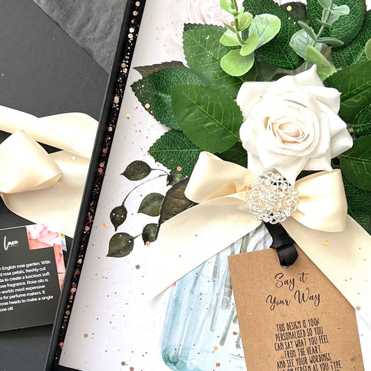 OPULENCE BLOOM Luxury Rose + Diamonds Design