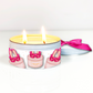 40th Birthday Pink High Heel Daughter Candle gift to match cards