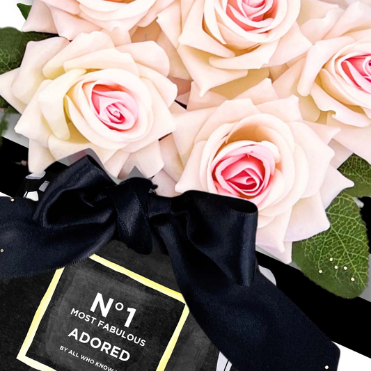 PANACHE BLUSH Handmade Roses Scented Card Design