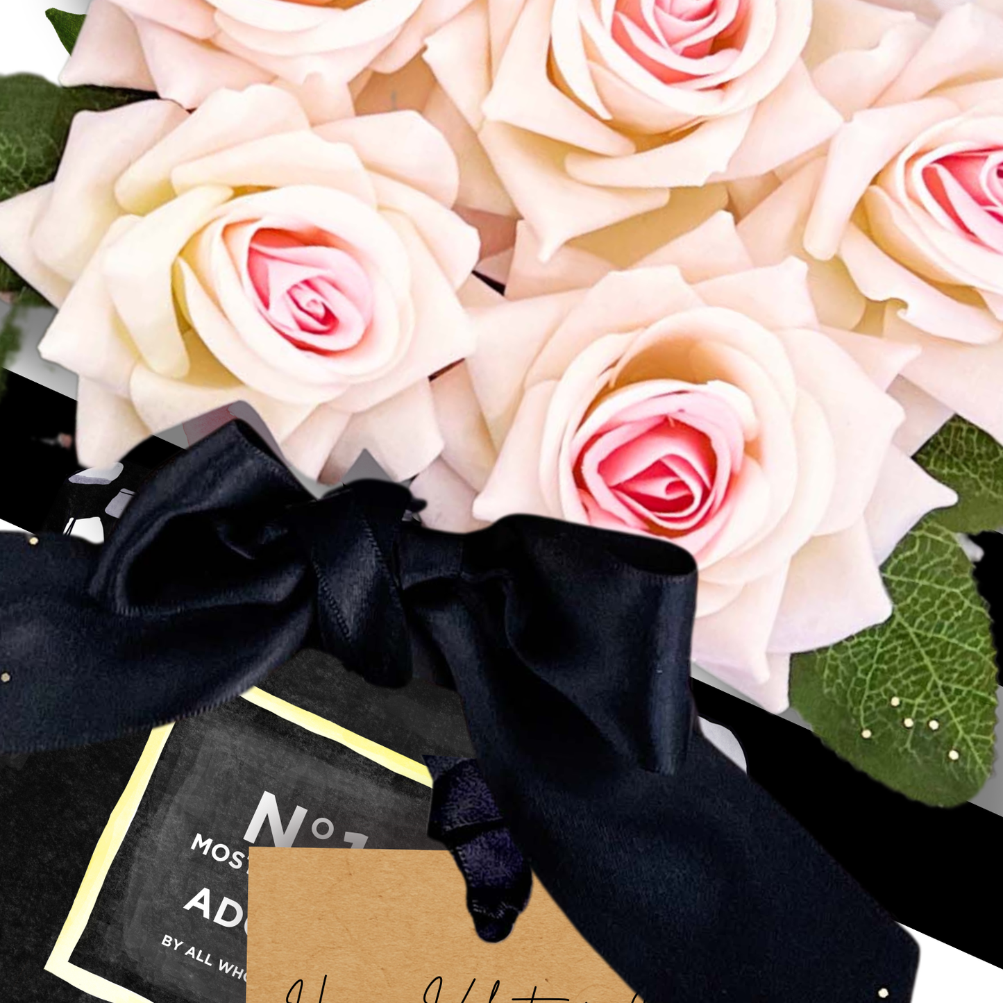 PANACHE BLUSH Handmade Roses Scented Card Design