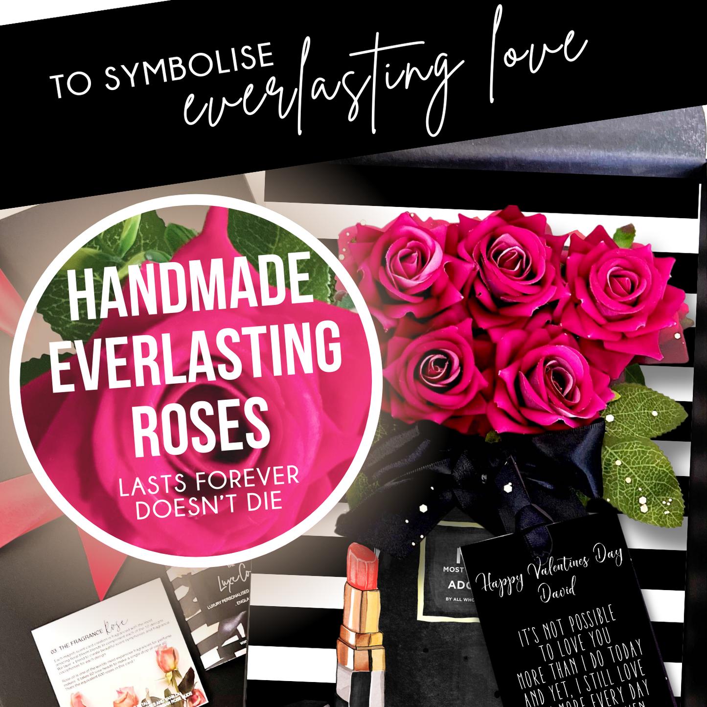 Panache Scented Luxury 60th Rose Birthday Card