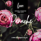 PANACHE HOT PINK Scented Rose Card Design