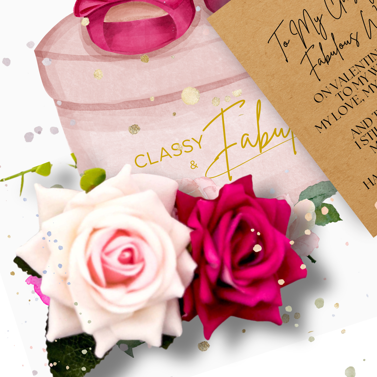 Pink Heel Shoes Boxed Valentine's Day Card