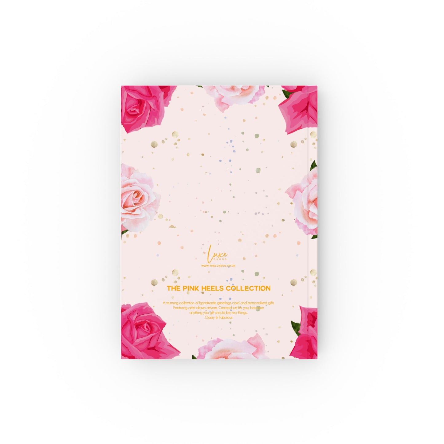 Pink Heels Hardback Classy & Fabulous Journal (Non-Personalised)