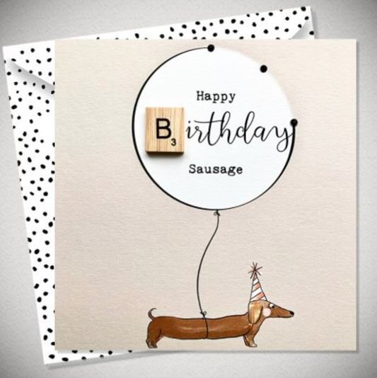 Happy Birthday Sausage Card