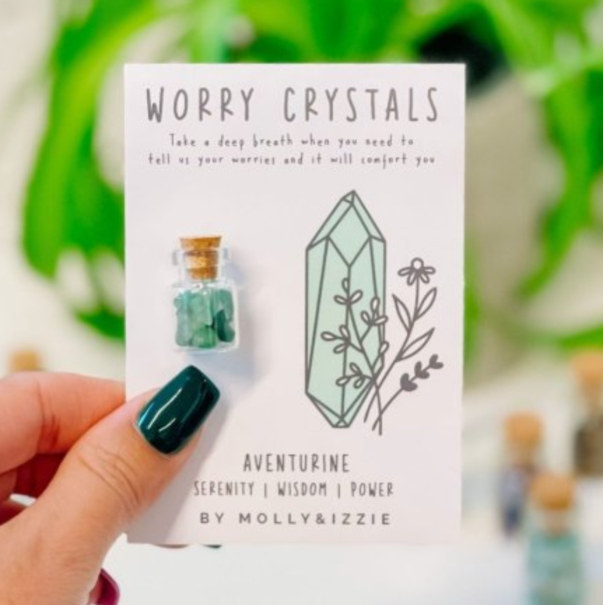 Aventurine Crystal Card