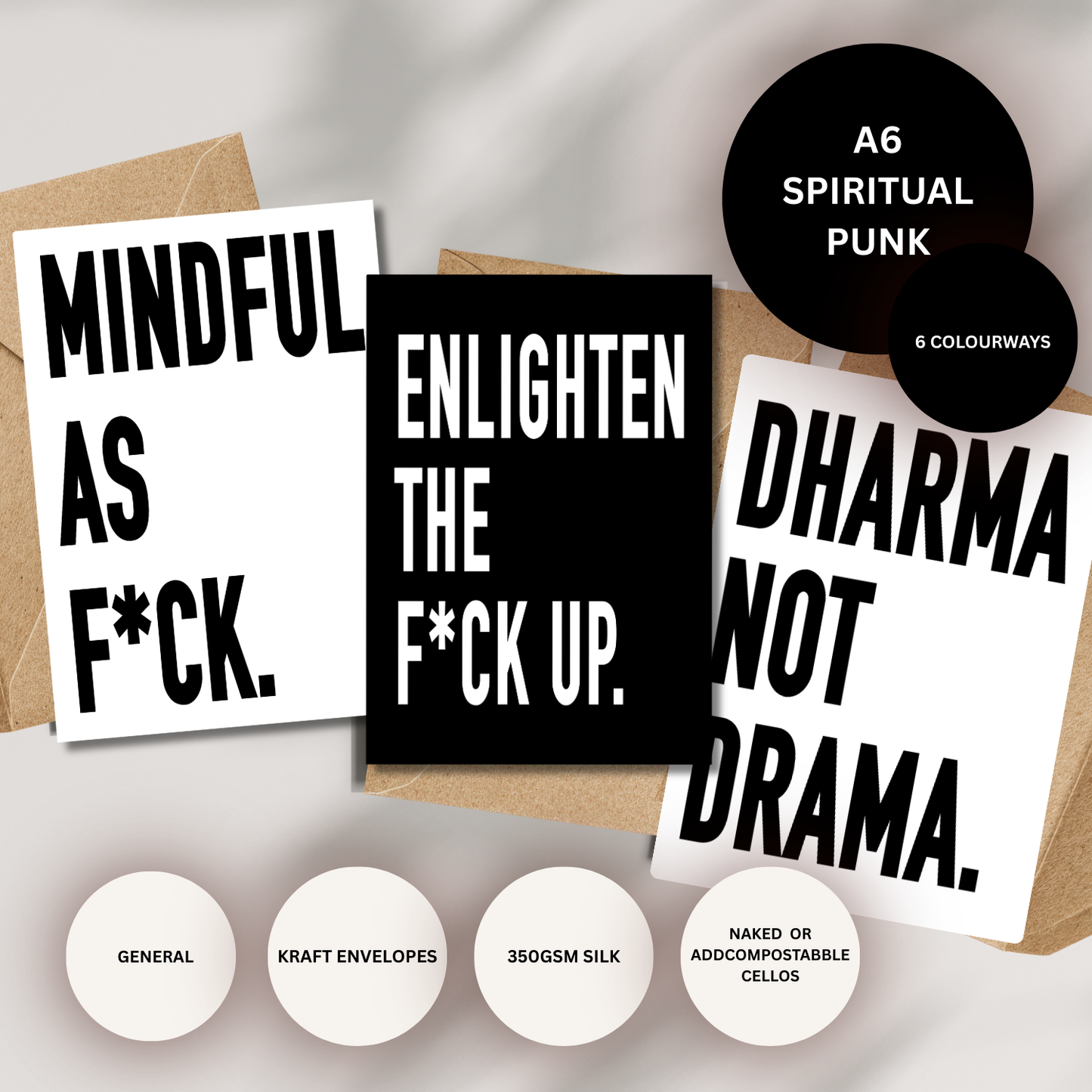 Witchy Birthday Card – WITCHY AS F*CK | SPIRITUAL PUNK