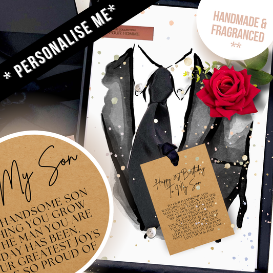 Suited +Booted 21st Birthday Age Card for Son