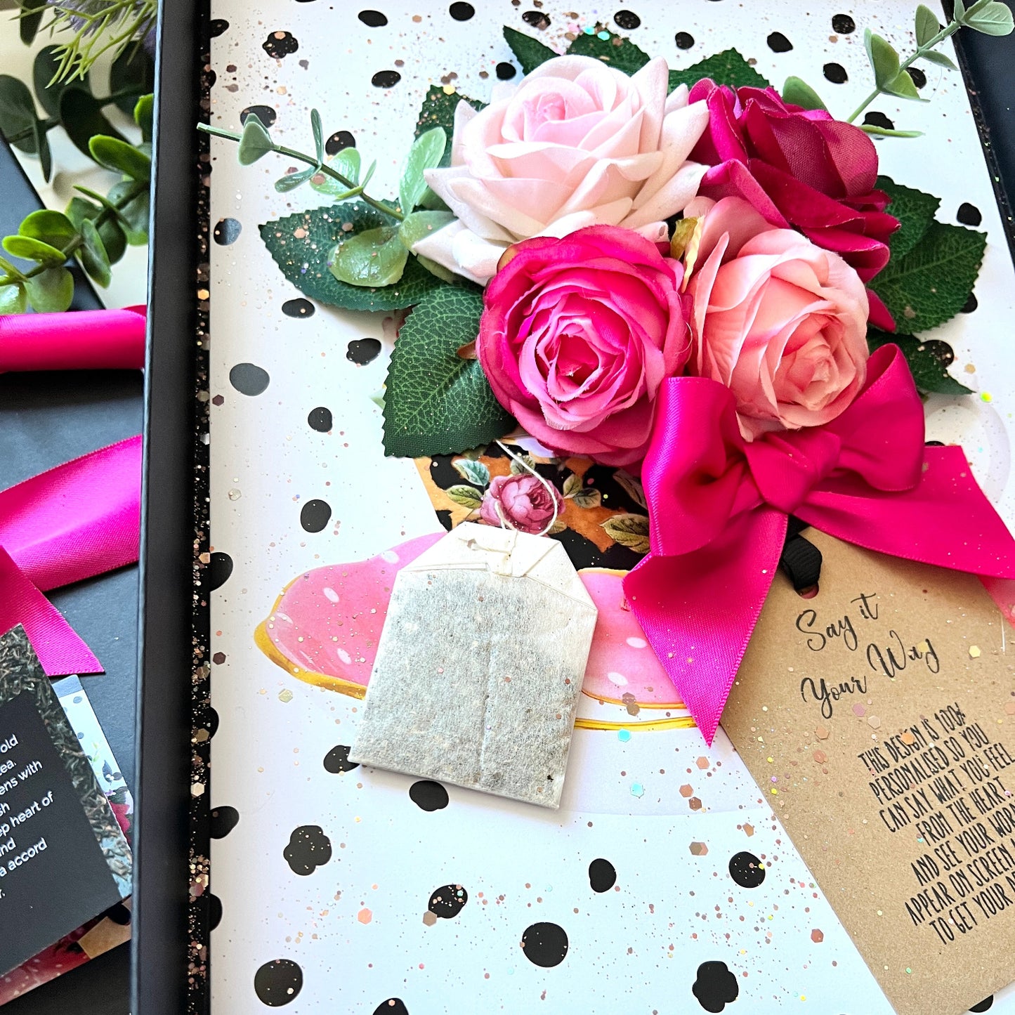 Beau-Tea-Ful 40th Birthday Card for Afternoon Tea Gifts