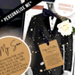 Personalised Tux Valentines Day Card for Husband