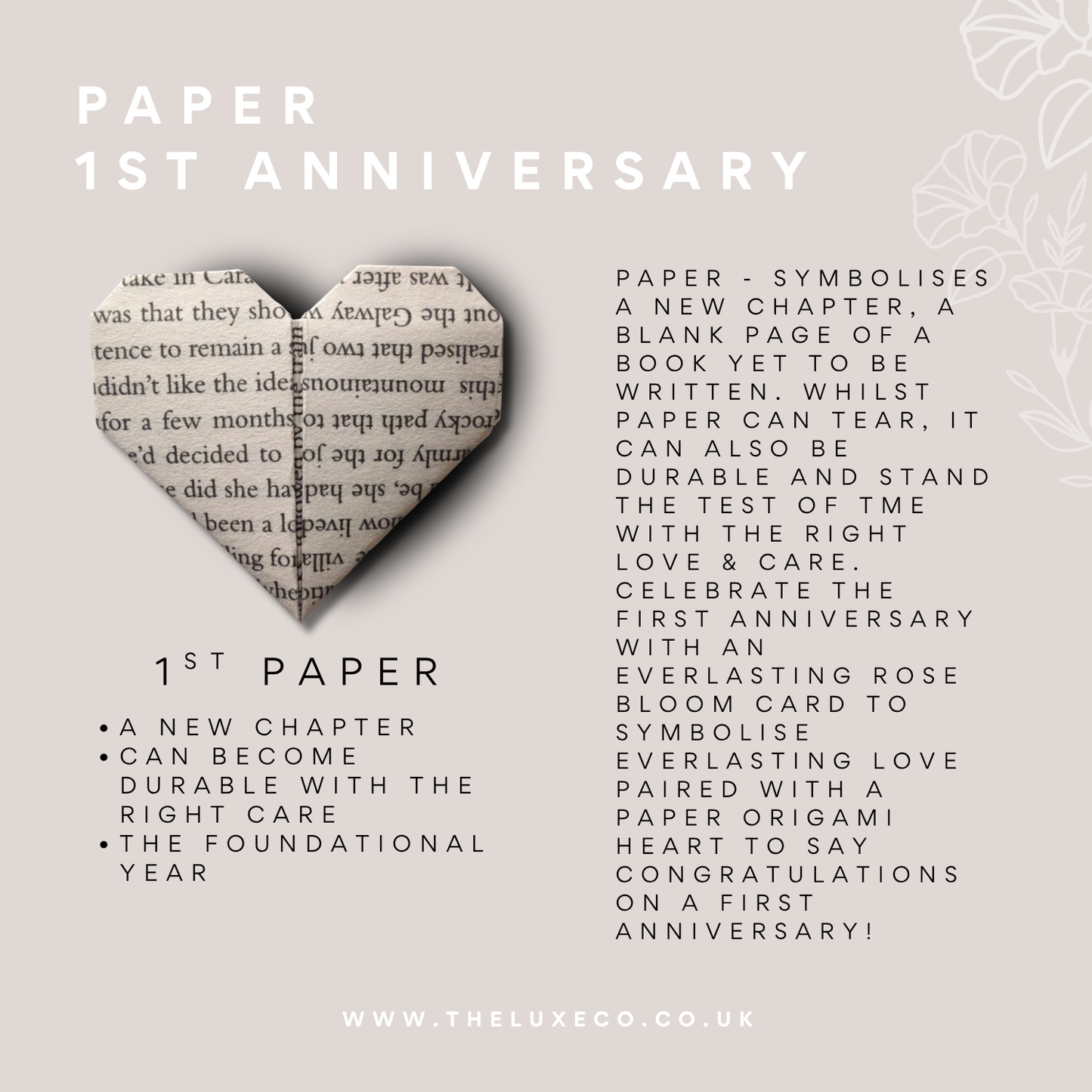 BLOOM IVORY + PAPER ORIGAMI HEART Rose Scented Design